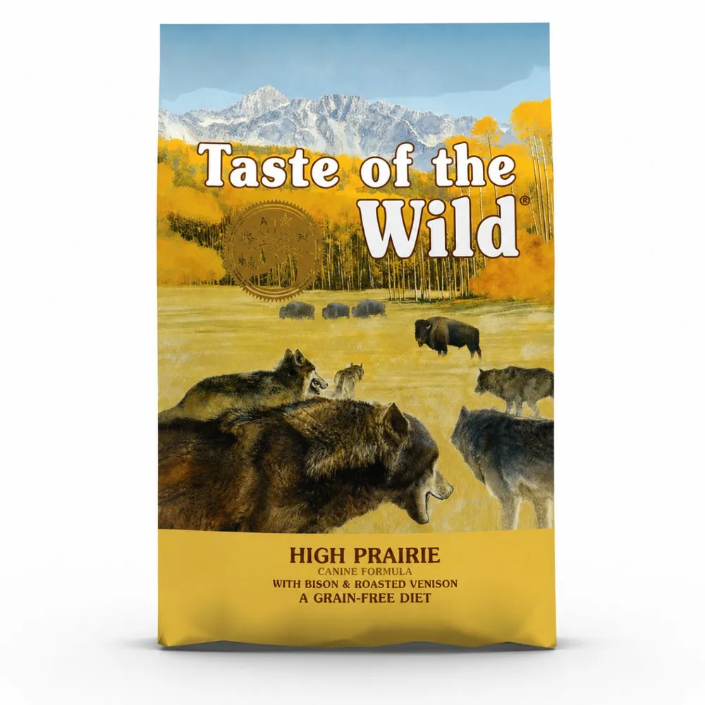 غذای خشک سگ بالغ تیست آف د وایلد با طعم بیسون و گوزن بدون غلات | Taste of the Wild High Prairie Adult