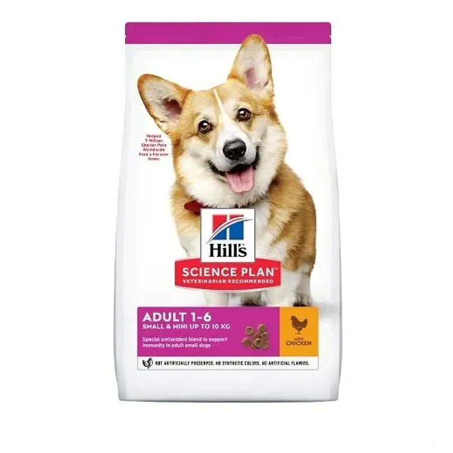 غذای خشک سگ بالغ هیلز ساینس دایت نژاد کوچک با طعم مرغ و برنج | Hill's Science Diet Adult Small Mini Chicken Rice