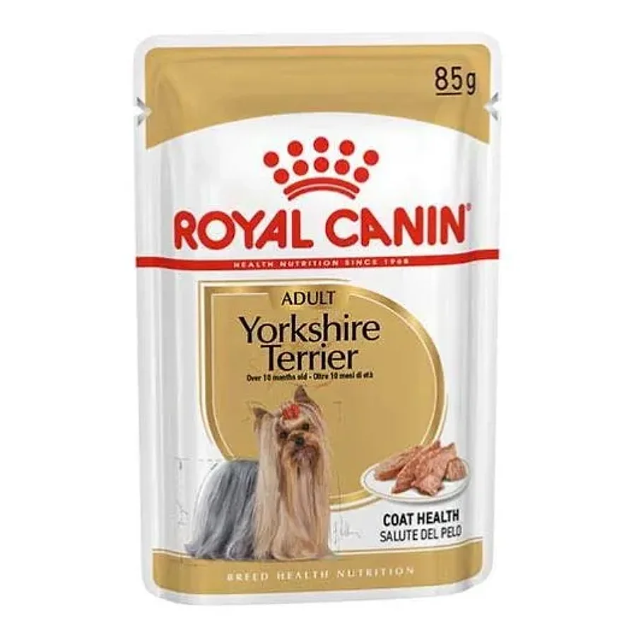 غذای پوچ سگ بالغ نژاد یورکشایر تریر رویال کنین | Royal Canin Yorkshire Terrier Adult Pouch
