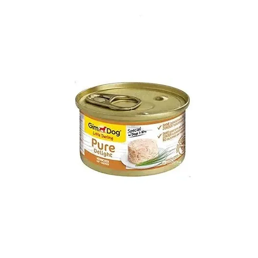 کنسرو سگ جیم داگ پیور دیلایت با طعم مرغ | GimDog Pure Delight Chicken