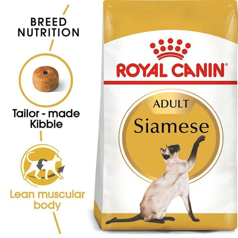 غذای خشک گربه بالغ نژاد سیامی رویال کنین | Royal Canin Siamese Adult — جدول تغذیه و مقدار مصرف