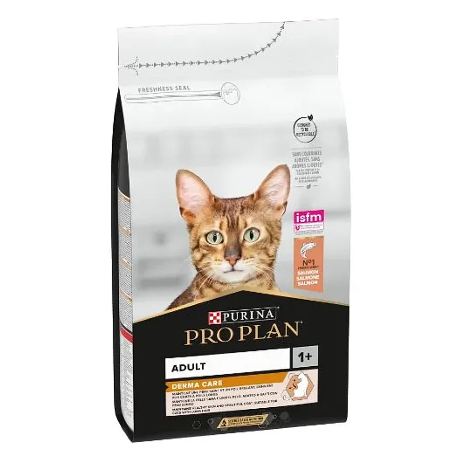 غذای خشک گربه بالغ پروپلن مراقبت از پوست حساس با طعم سالمون | Purina Pro Plan Adult Derma Care Salmon