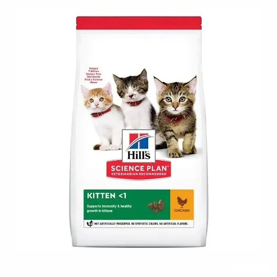 غذای خشک بچه گربه هیلز ساینس پلن با طعم مرغ | Hill's Science Plan Kitten Chicken