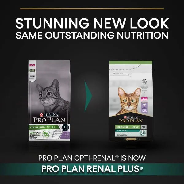 غذای خشک گربه عقیمشده پروپلن بالغ با طعم بوقلمون | Purina Pro Plan Sterilised Adult Renal Plus Turkey — نمای دیگر بستهبندی