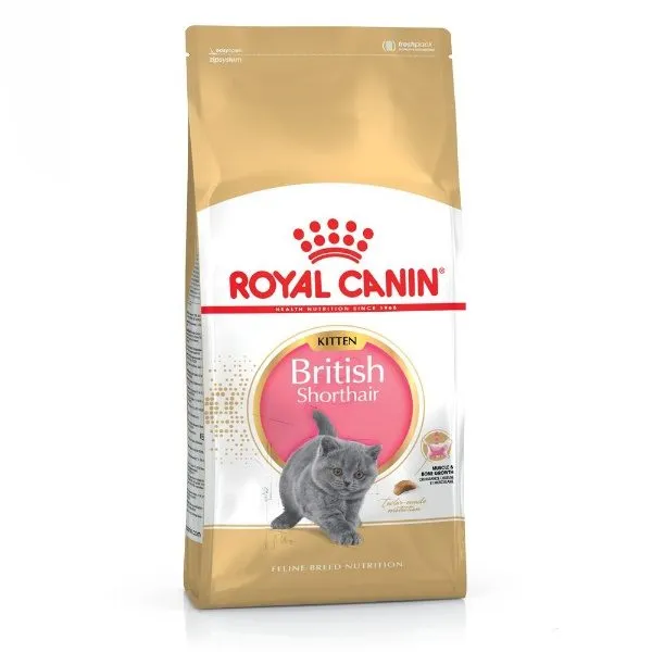 غذای خشک بچه گربه بریتیش شورت‌هیر رویال کنین کیتن | Royal Canin British Shorthair Kitten Cat Food