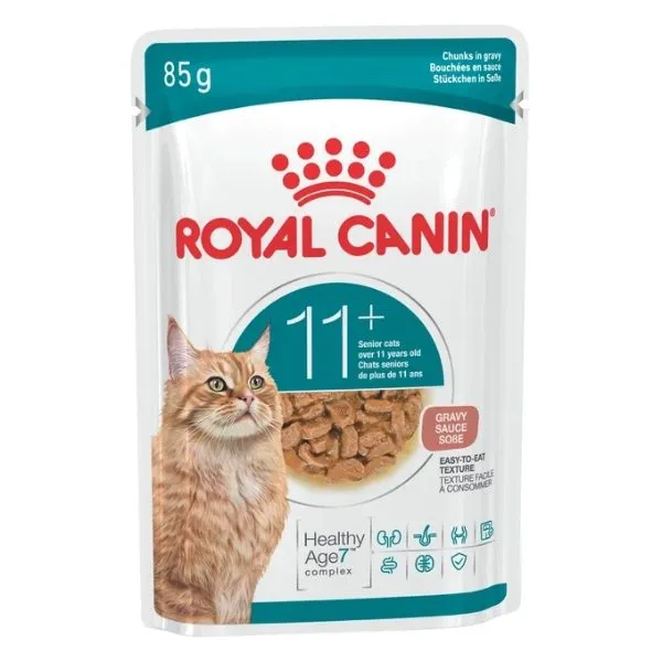 پوچ گربه سالمند رویال کنین ایجینگ ۱۲ پلاس در سس | Royal Canin Ageing 12+ Gravy Pouch