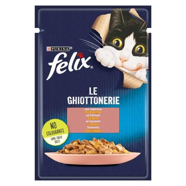 پوچ گربه بالغ فلیکس اَز گود اَز ایت لوکس با سالمون در ژله | Felix As Good As It Looks Salmon in Jelly