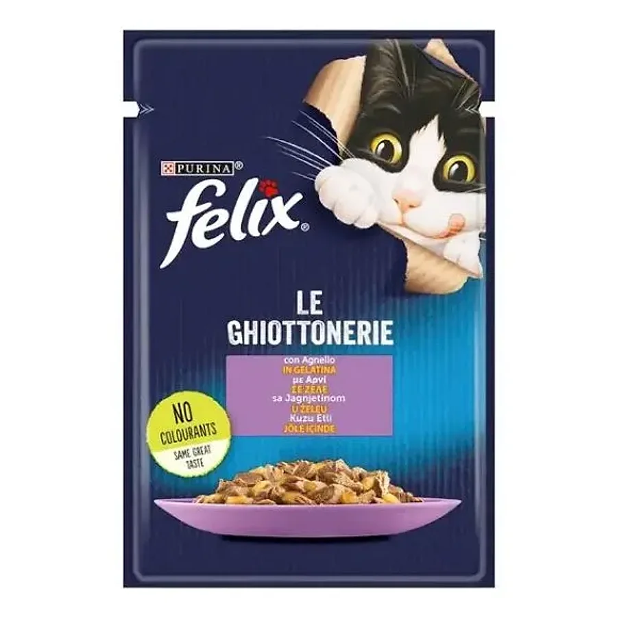 پوچ گربه بالغ فلیکس اَز گود اَز ایت لوکس با بره در ژله | Felix As Good As It Looks Lamb in Jelly