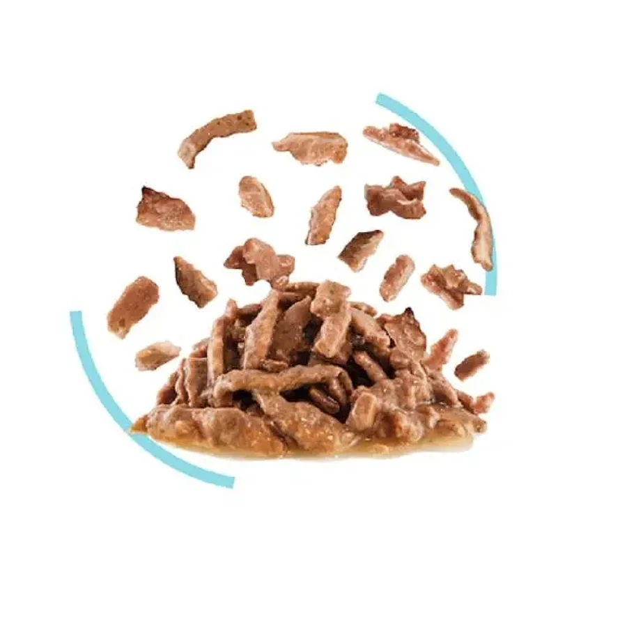 پوچ گربه بالغ رویال کنین سنسوری فیل تکه در سس — تحریک حس لامسه دهانی | Royal Canin Sensory Feel Morsels in Gravy — جدول تغذیه و مقدار مصرف