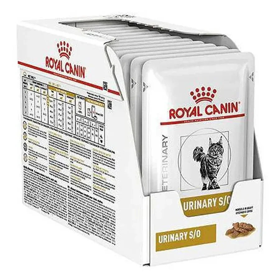 پوچ گربه رویال کنین یورینری اس او تکه در سس — سیستم ادراری | Royal Canin Urinary S/O Morsels in Gravy — نمای دیگر بستهبندی
